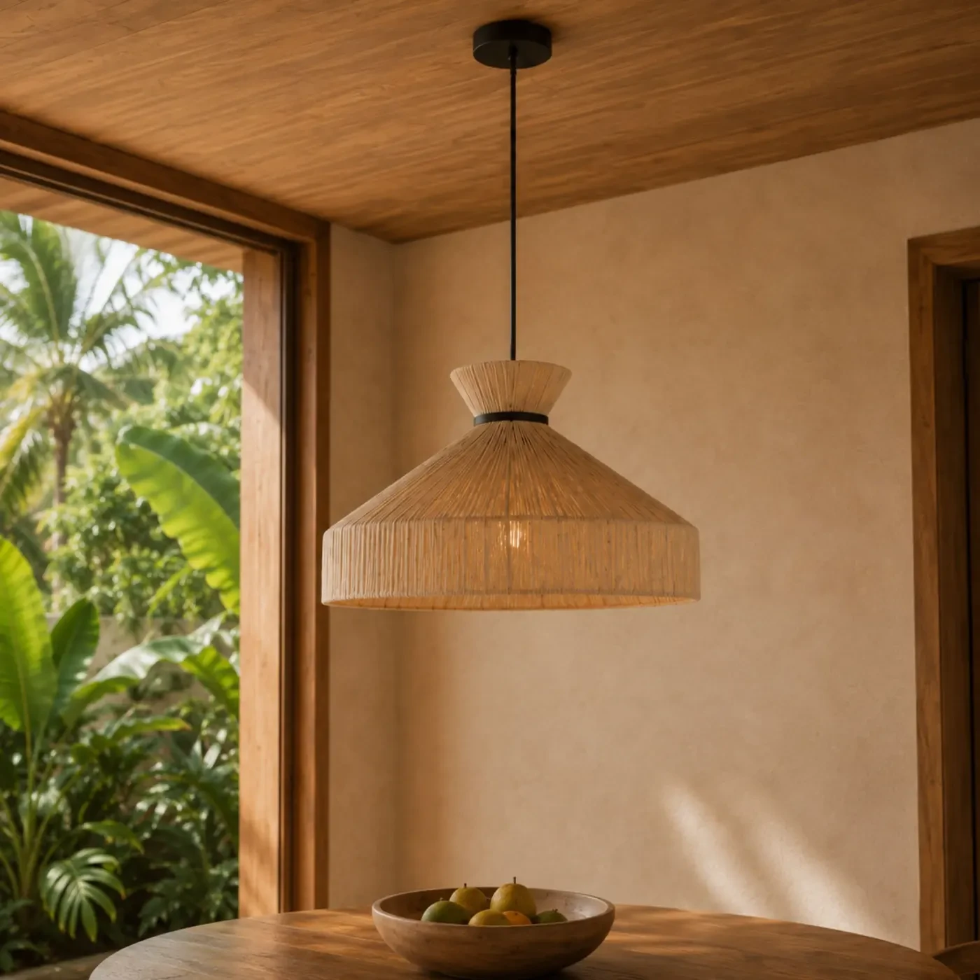Pendant dining-area anchor