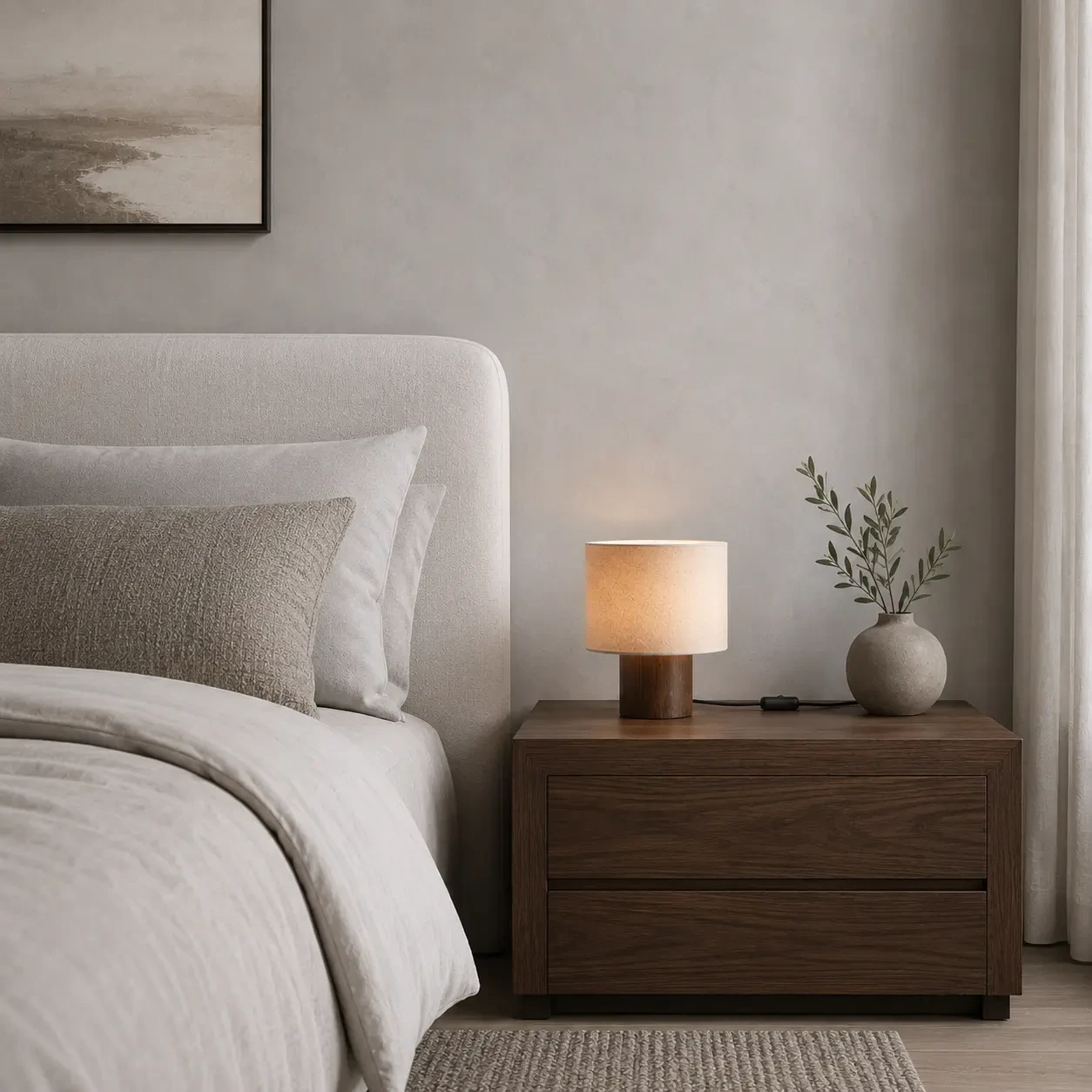 Soft bedside glow